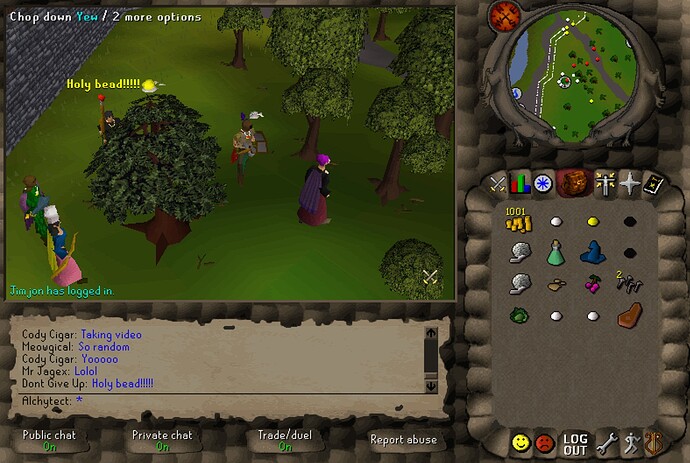 LostCity (04scape) bead hunting incident