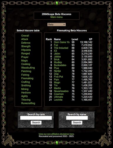 Dem Gains Yo -- 99 firemaking